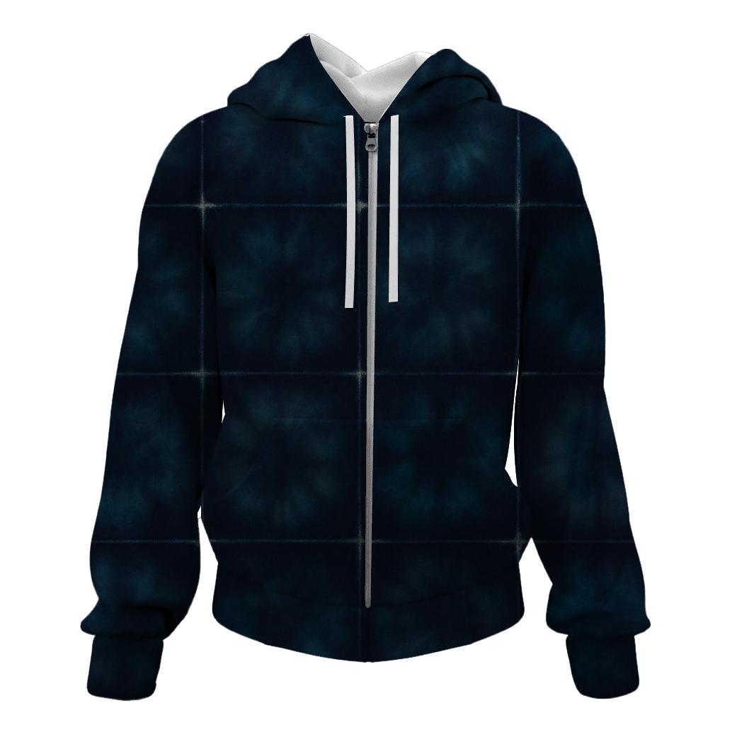 Overdye Midnight Windowpanes hoodie designs