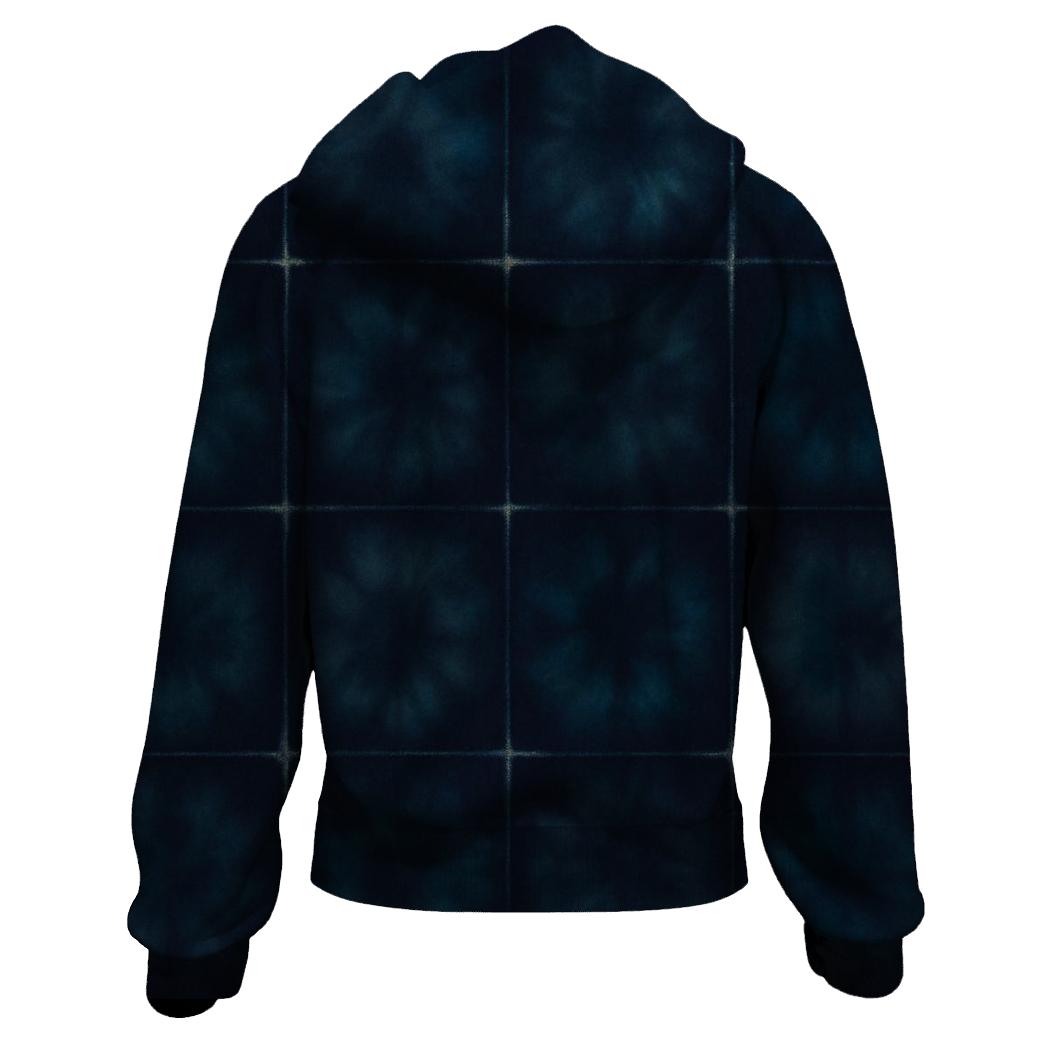 Overdye Midnight Windowpanes hoodie designs
