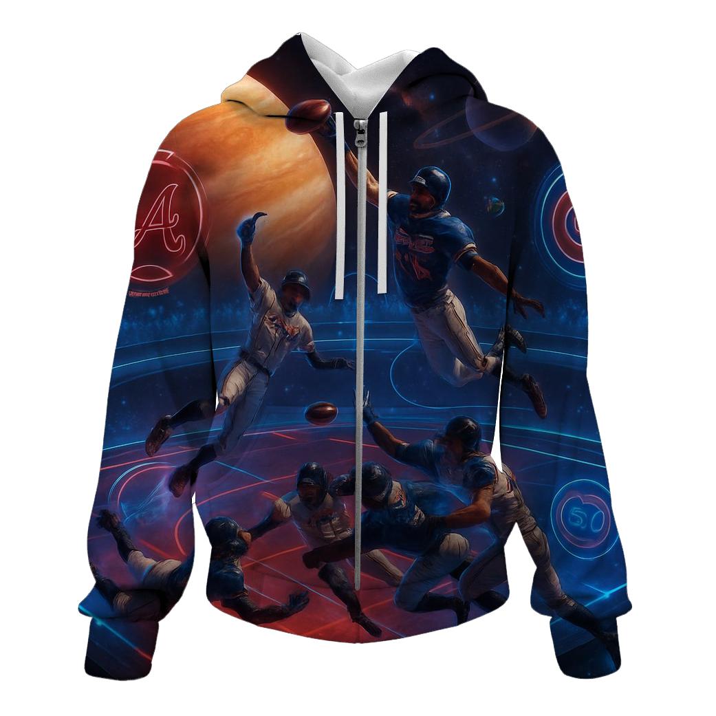 Galactic Gridiron Rivalry hoodie designs