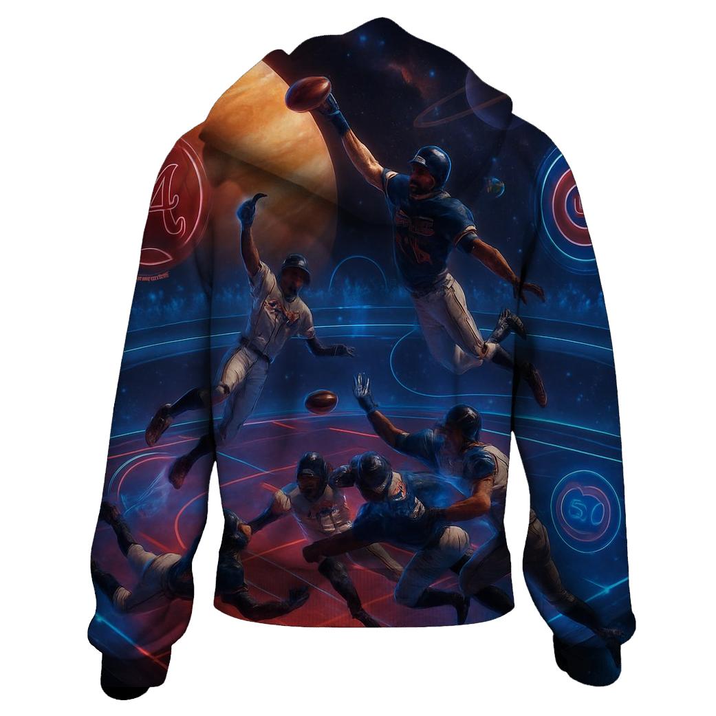 Galactic Gridiron Rivalry hoodie designs