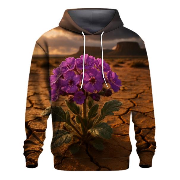 Desert Ephemeral Bloom After Rain pullover hoodies