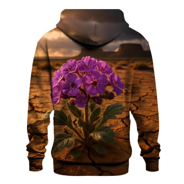 Desert Ephemeral Bloom After Rain pullover hoodies