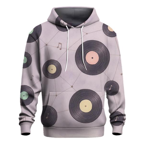 Pastel Vinyl Constellations zip-up hoodies