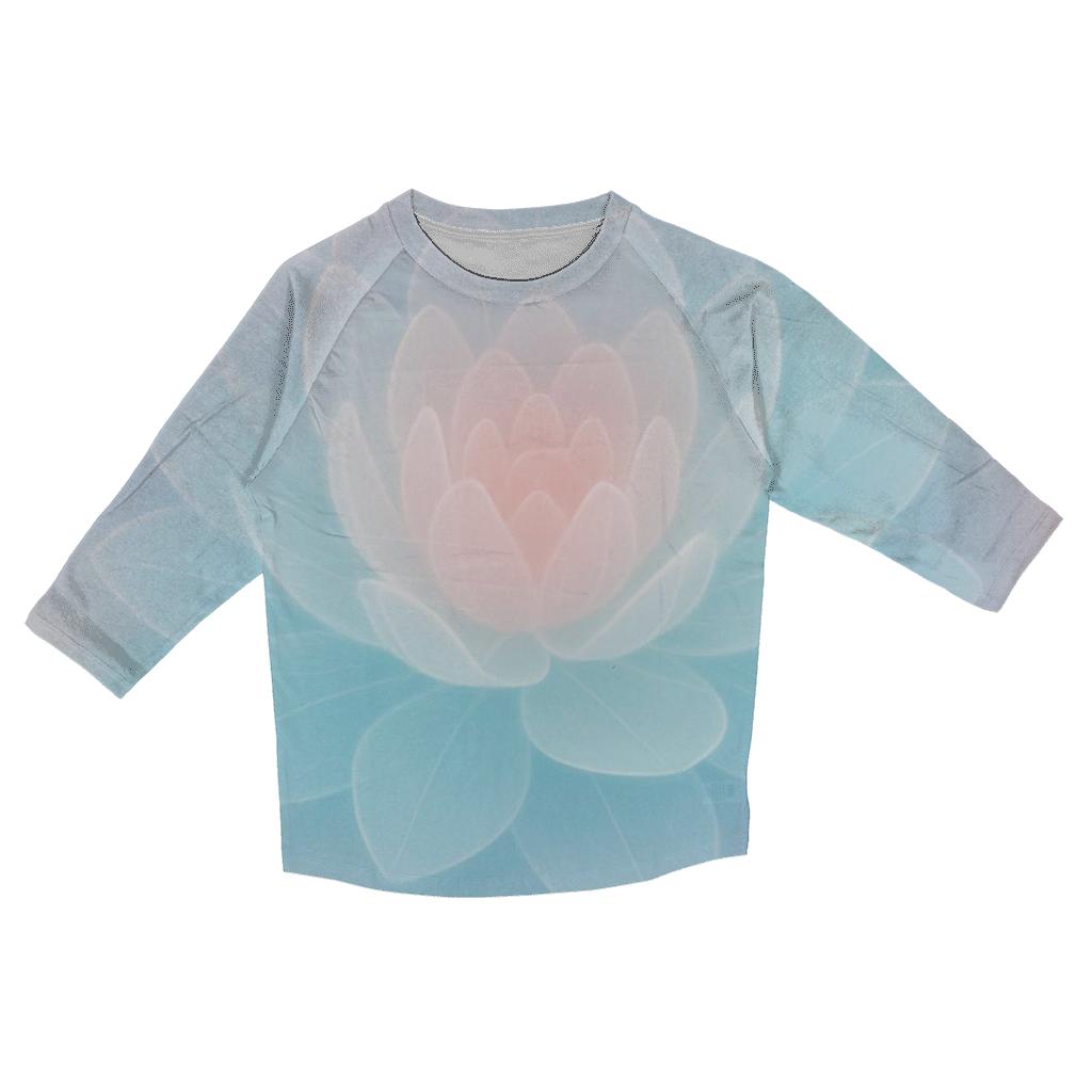 Pastel Dream Bloom Gradient trendy 3/4 sleeve tops