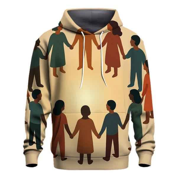 Circle Of Shared Light embroidered hoodies