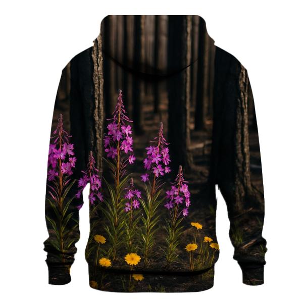 Wildflower Regrowth In Burnt Forest designer hoodies