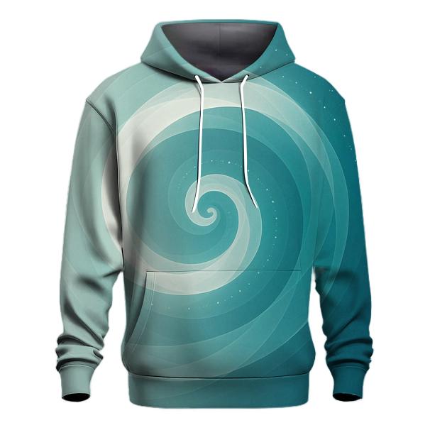 Infinite Breath Spiral zip-up hoodies