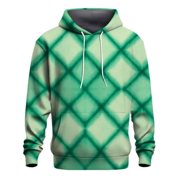 Jade Itajime Diamond Grid printed hoodies