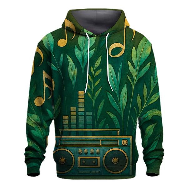 Boombox Jungle Rhythm designer hoodies