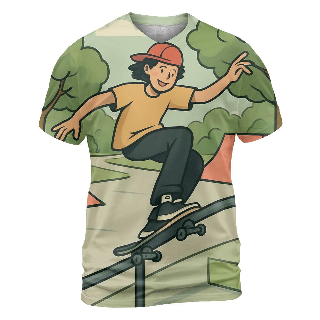 Playground Street Skate Flow trendy printed shirt styles