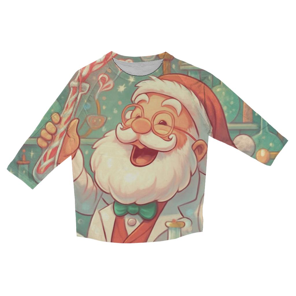 Candy Laboratory Santa Experiment custom 3/4 sleeve shirts