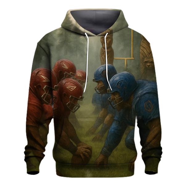 Forest Edge Battlefield Game zip-up hoodies