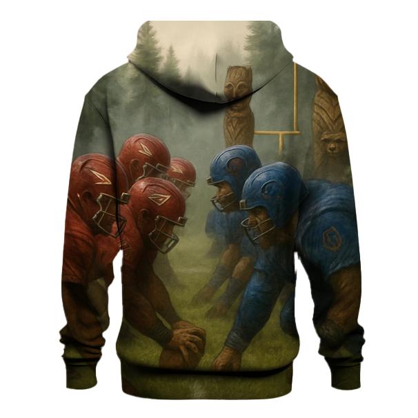 Forest Edge Battlefield Game zip-up hoodies