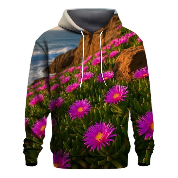 Coastal Ice Plant Carpet At Clifftop pullover hoodies