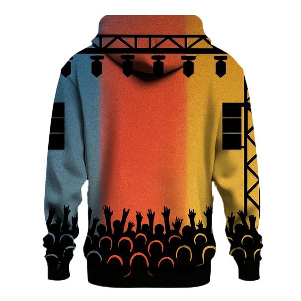 Chromatic Stage Silhouettes graphic hoodies