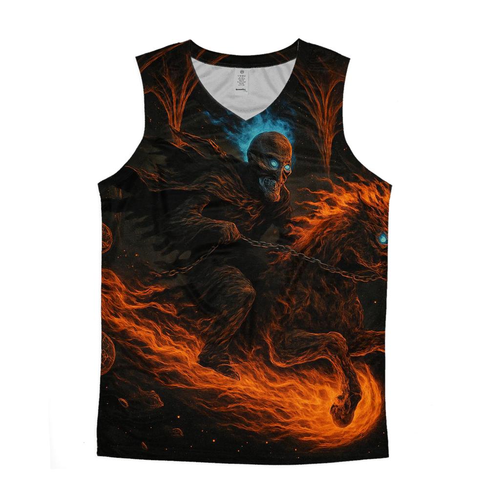 Grim Rider Of The Eventide Comet casual summer tank tops