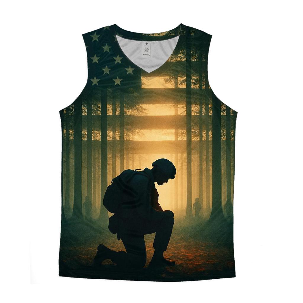 Forest Guard Flag Canopy sports performance tank tops