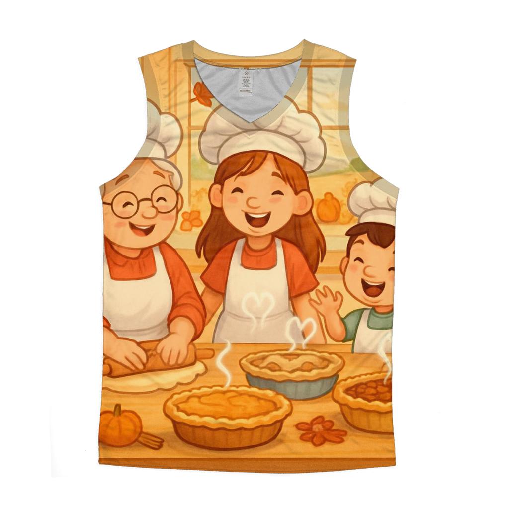 Autumn Pastel Pie Bake Off sports performance tank tops