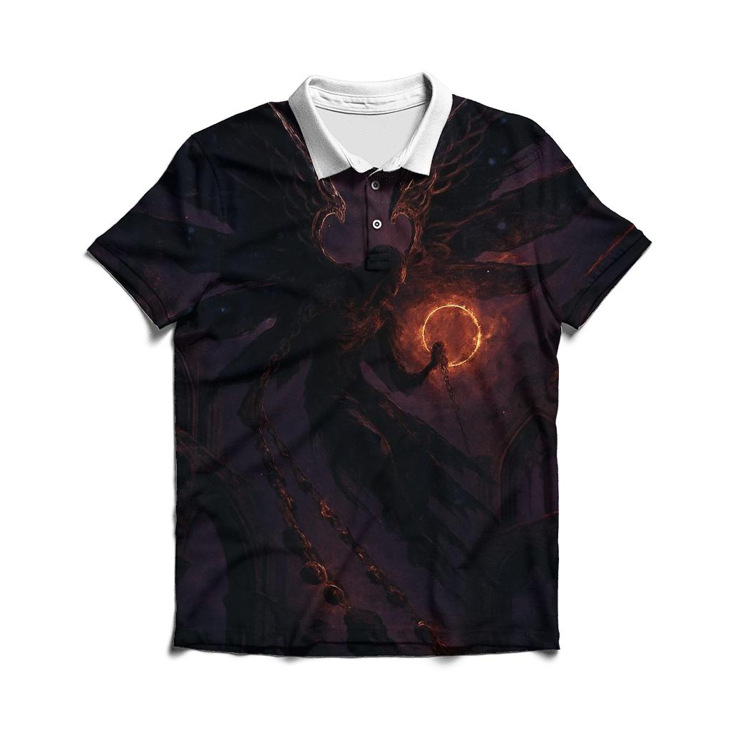 Void Seraphim Descent casual sports polo shirts