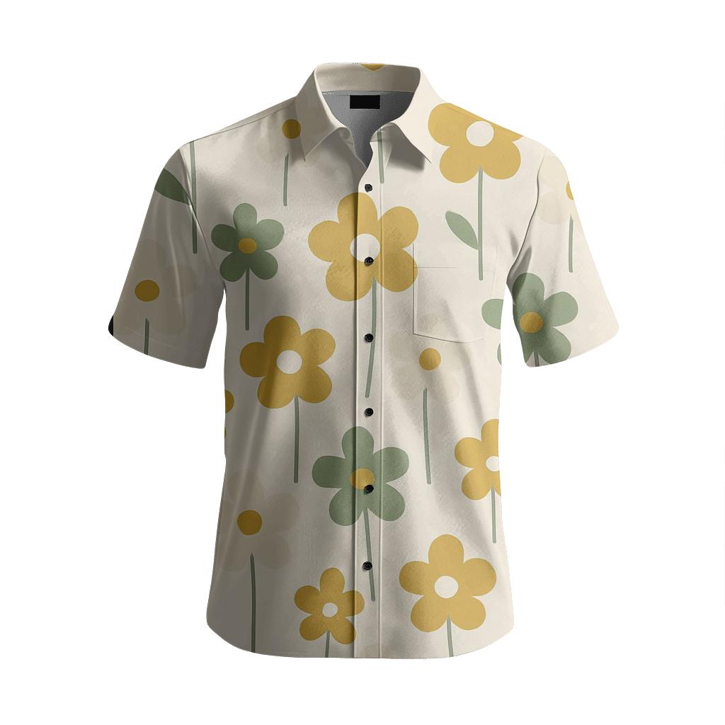 Scatter Meadow Botanical branded embroidered shirts