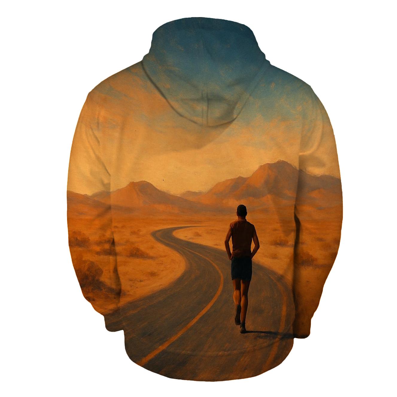 Desert Marathon Horizon embroidered hoodies