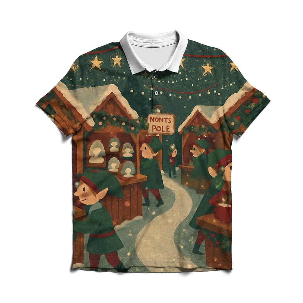 North Pole Night Market Lantern Lane designer slim fit polos