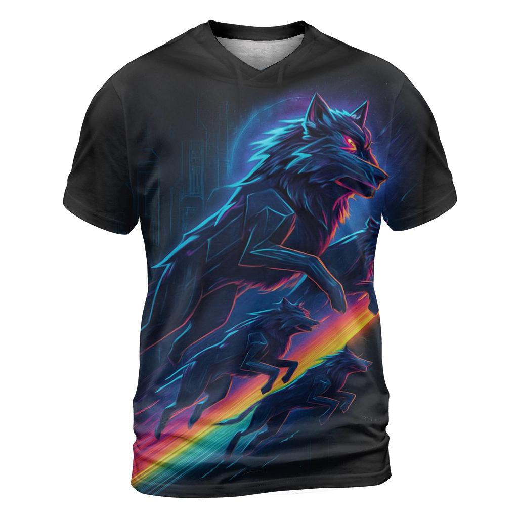 Neon Spirit Pack Ascent creative print fashion shirts