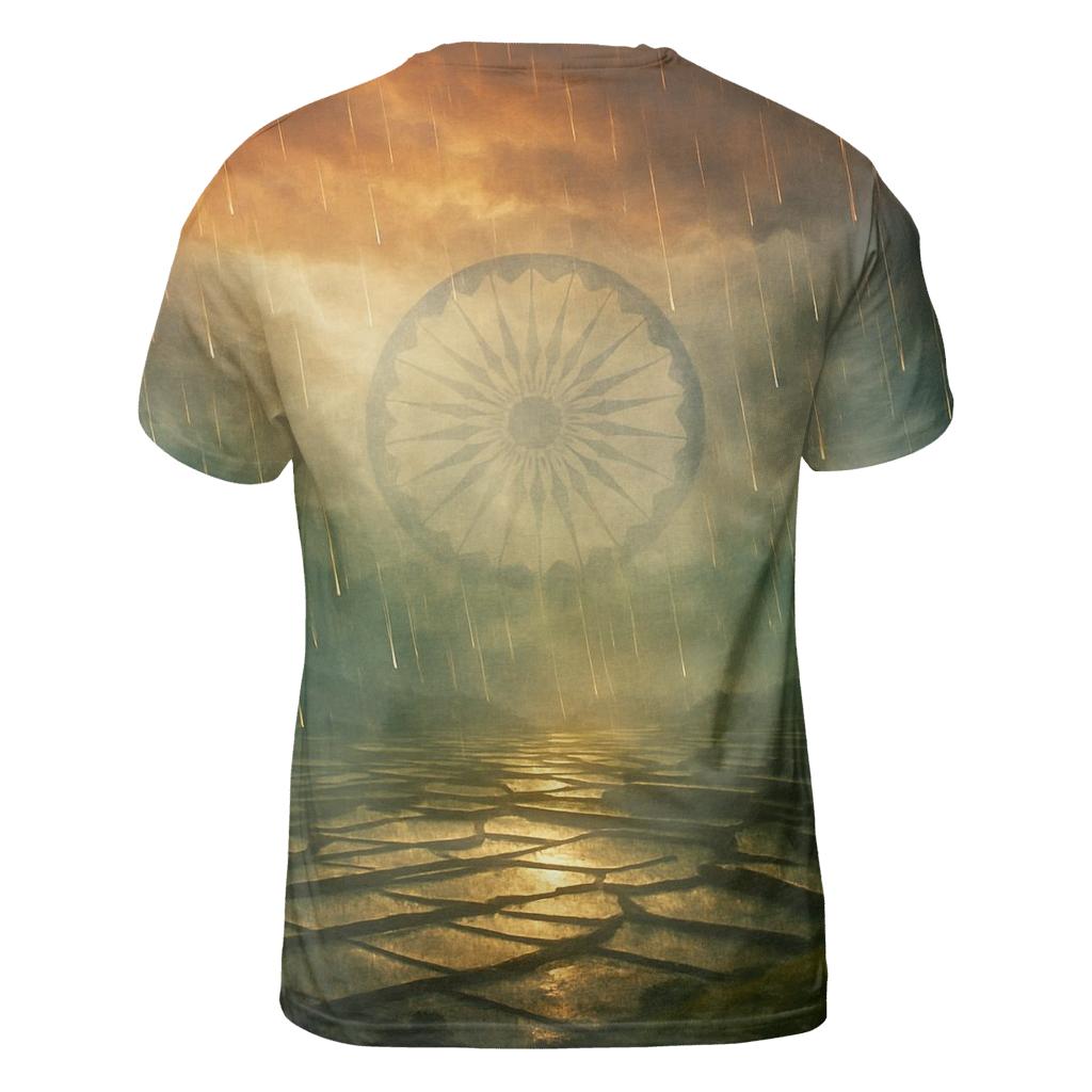 Indian Monsoon Flag Horizon personalized full print shirts