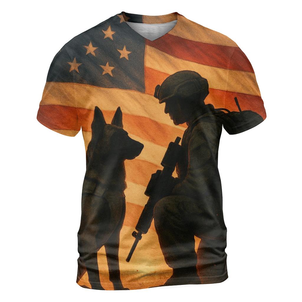 Guardian K9 Flag Bond personalized full print shirts
