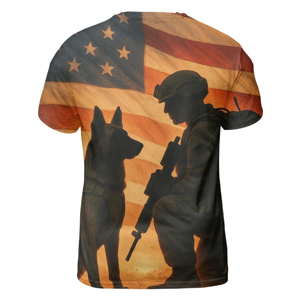 Guardian K9 Flag Bond personalized full print shirts