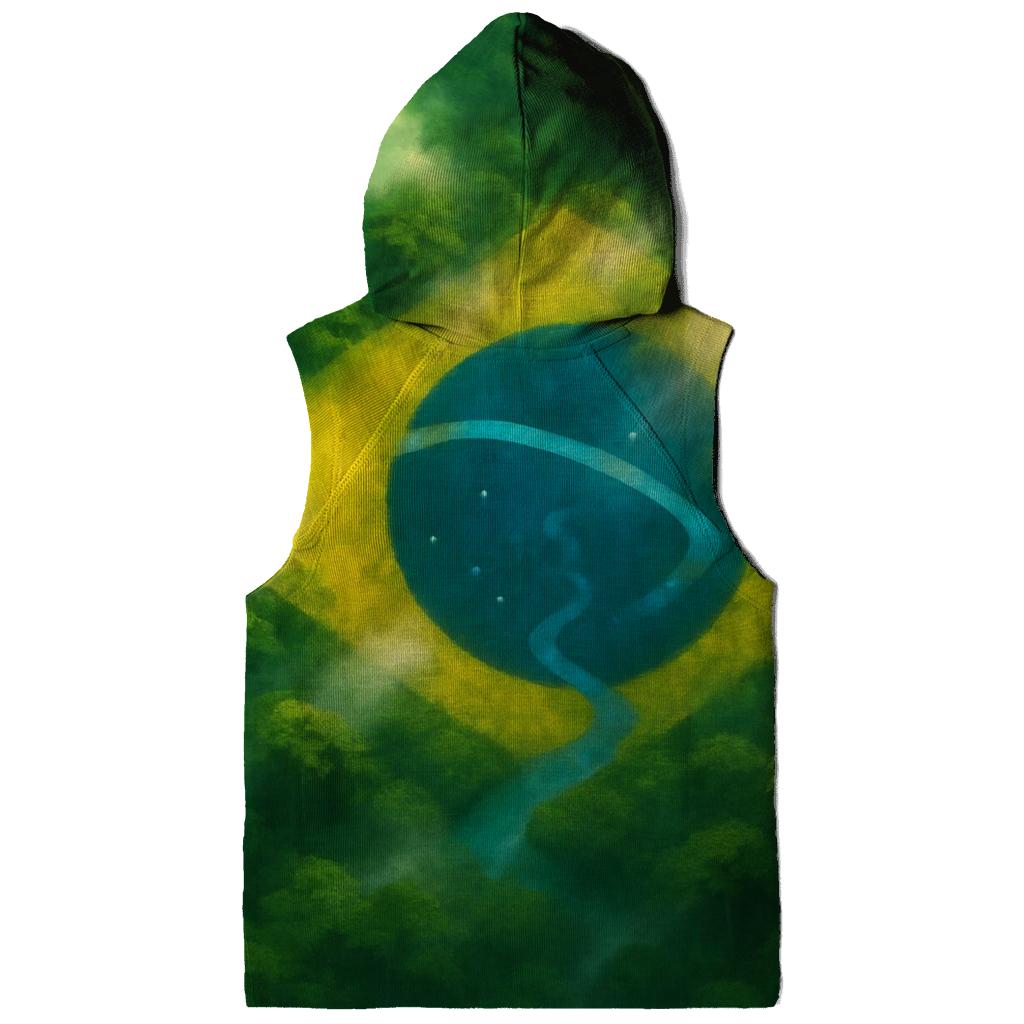 Brazilian Rainforest Flag Canopy graphic hoodies