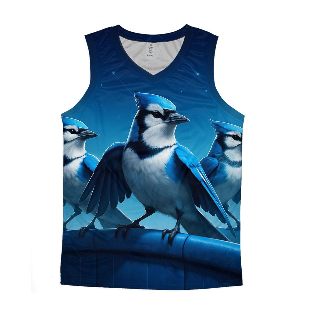 Galactic Outfield Guardians Blue Jays stylish racerback tanks