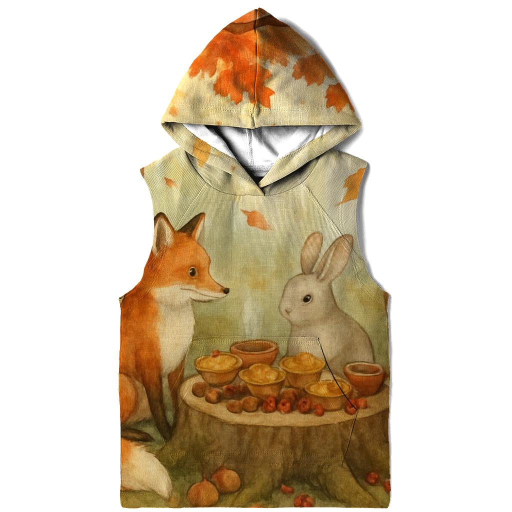 Woodland Friends Feast Beneath The Maple Tree hoodie designs