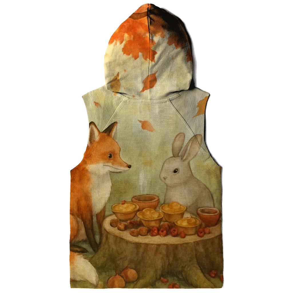 Woodland Friends Feast Beneath The Maple Tree hoodie designs