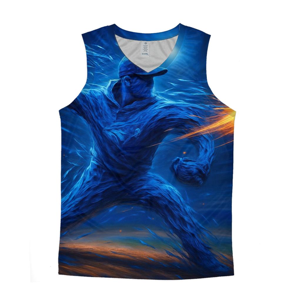 Featherstorm Pitch Velocity Blue Jays casual summer tank tops