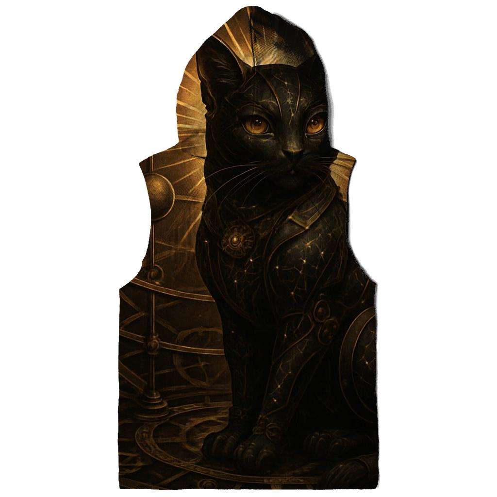 Chrono Navigator Clockwork Cat zip-up hoodies