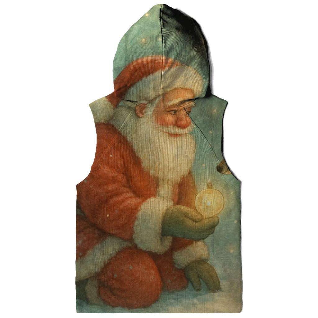 Frosted Forest Storybook Santa hoodie trends