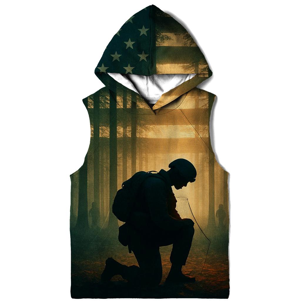 Forest Guard Flag Canopy lightweight hoodies