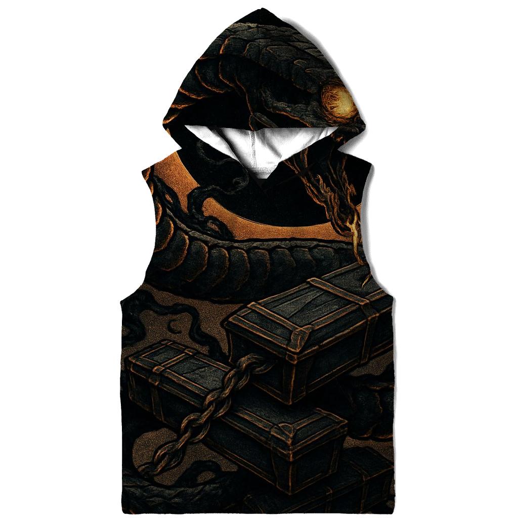 Serpent Eclipse Over Iron Tombs printed hoodies