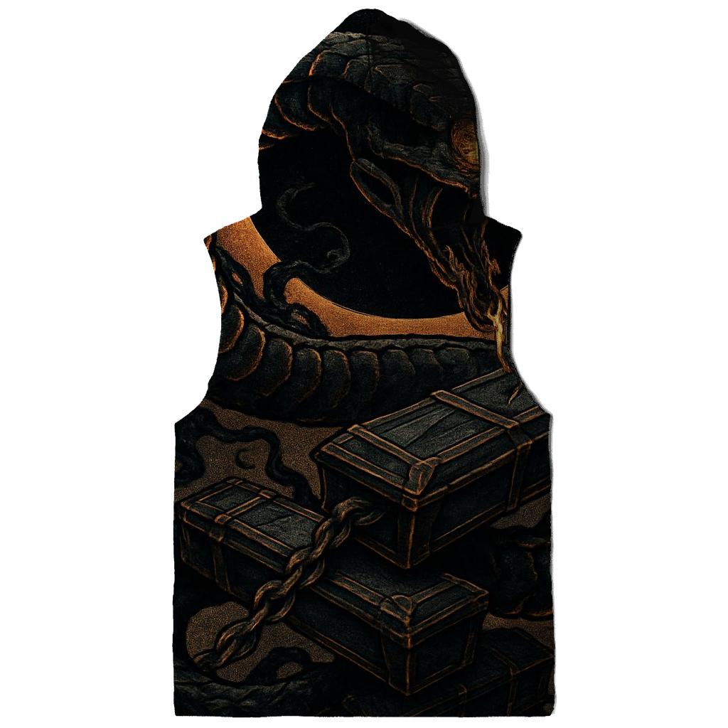 Serpent Eclipse Over Iron Tombs printed hoodies