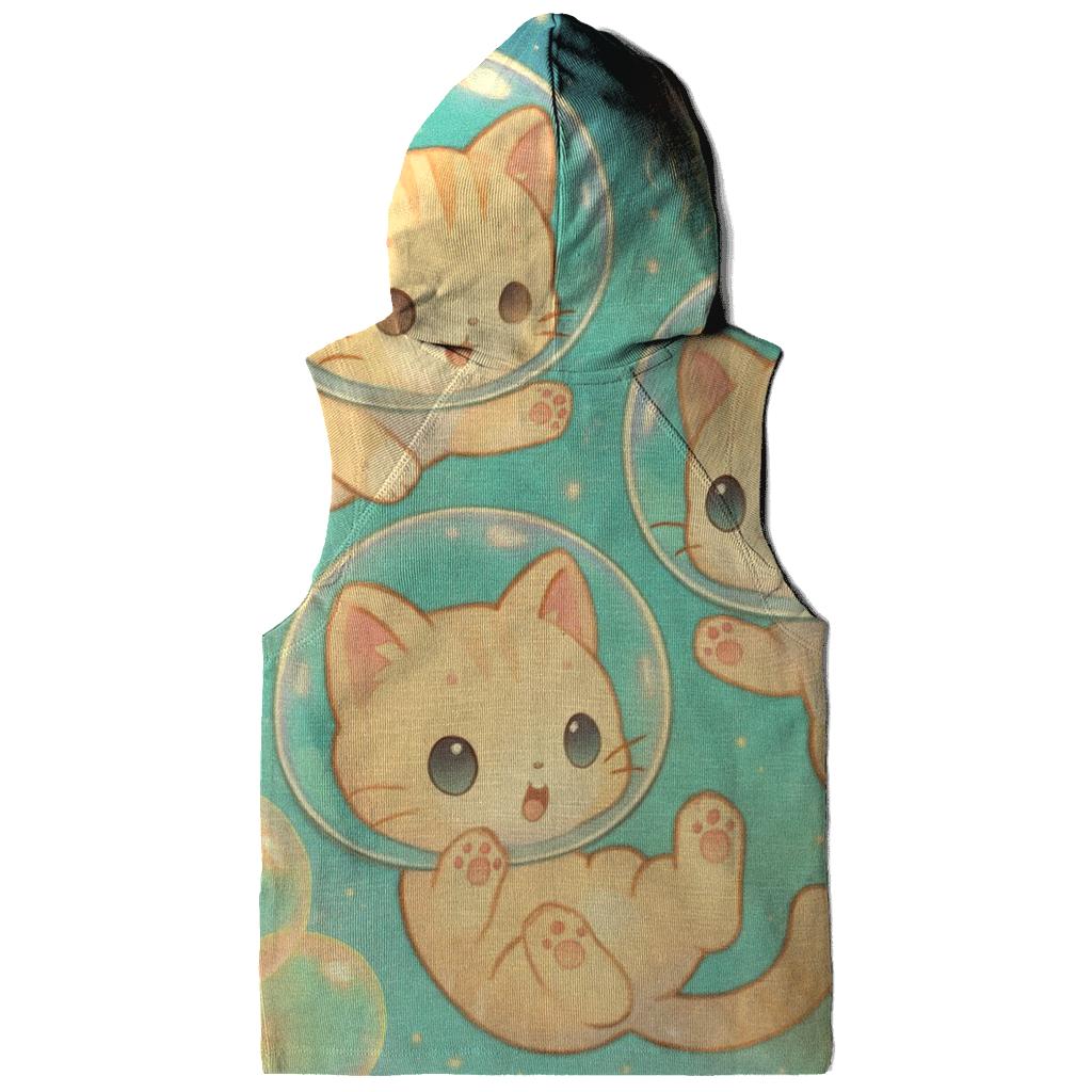 Bubble Diver Cosmic Kitten Pod embroidered hoodies