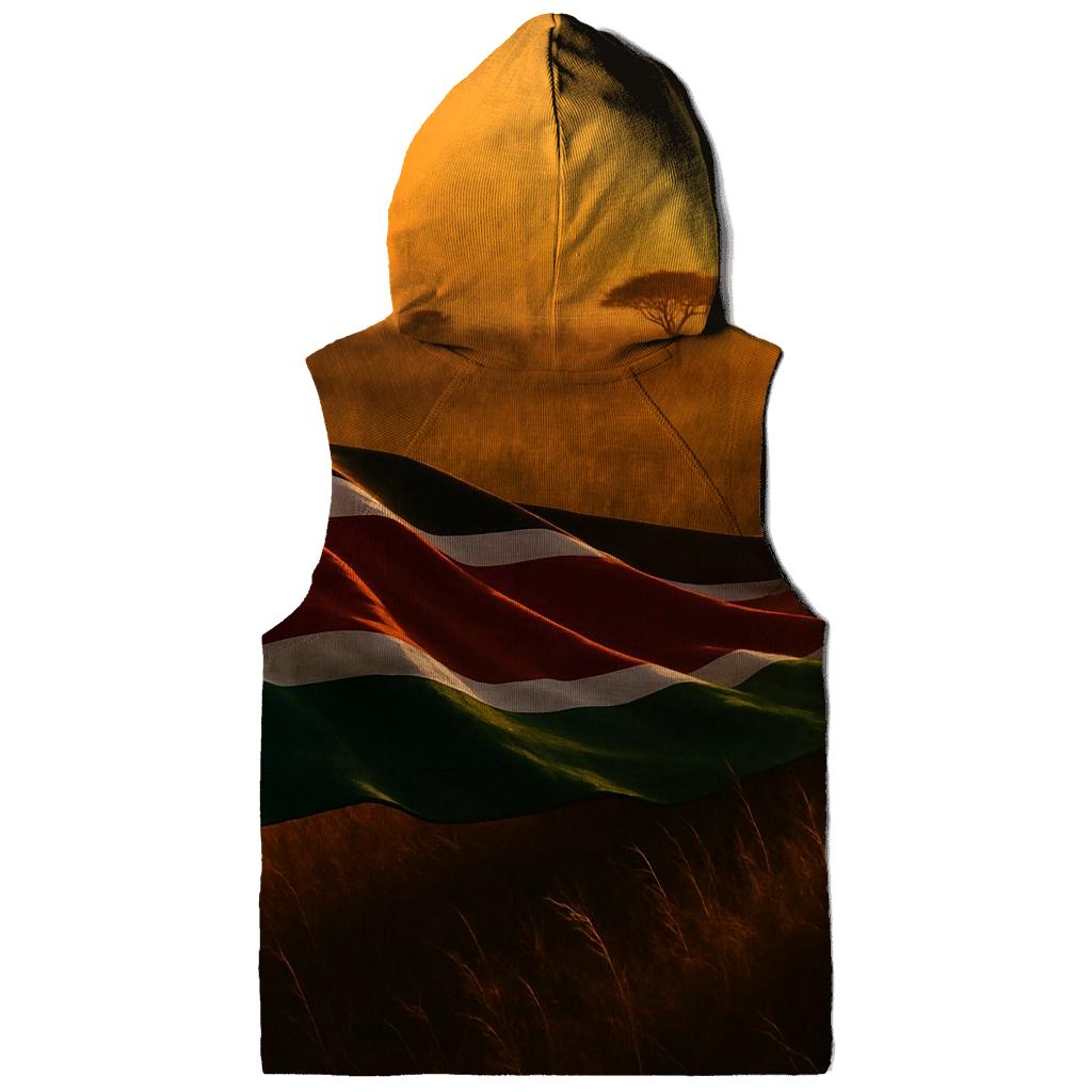 Kenyan Savannah Flag Horizon hoodie styles