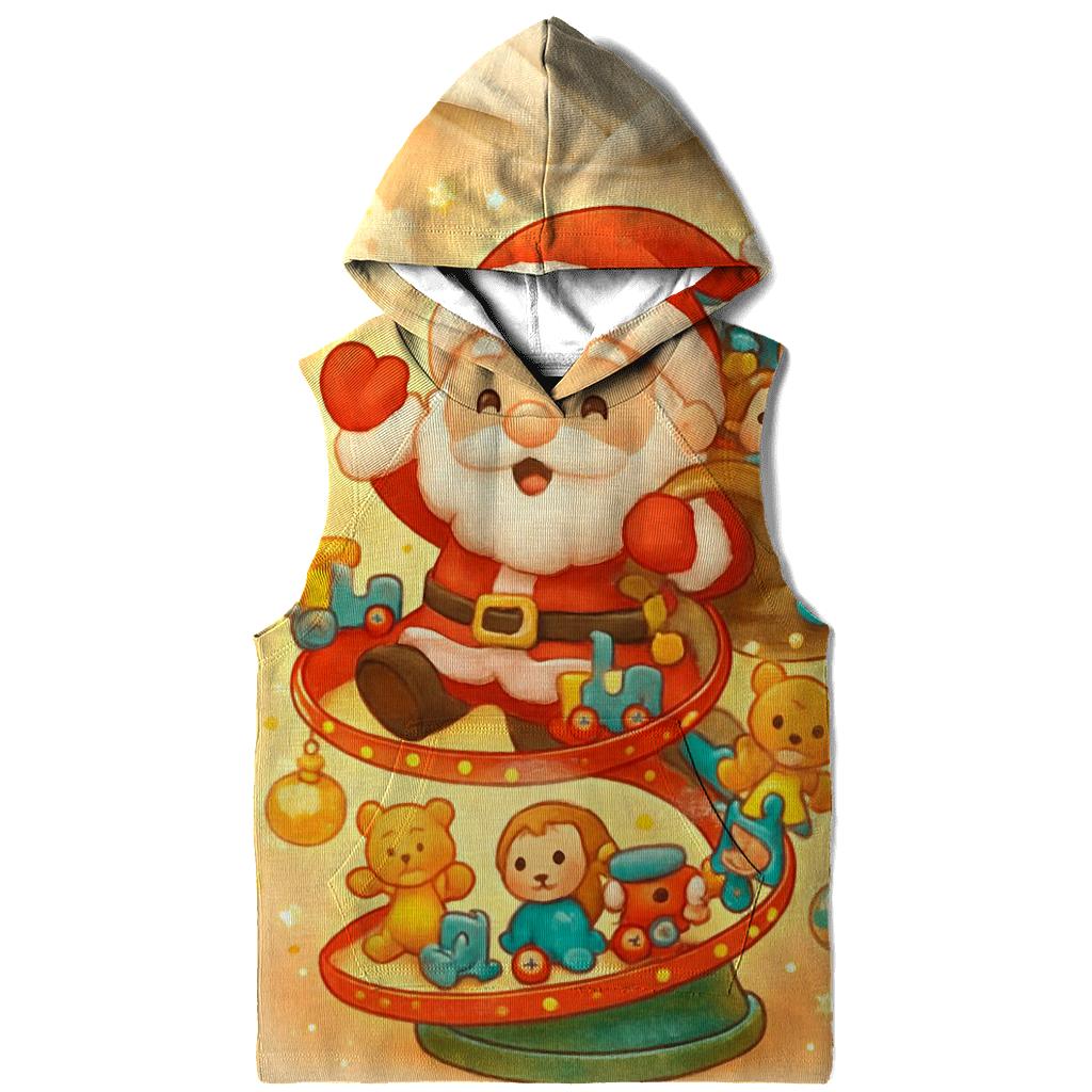 Playful Toy Parade Santa Carousel zip-up hoodies