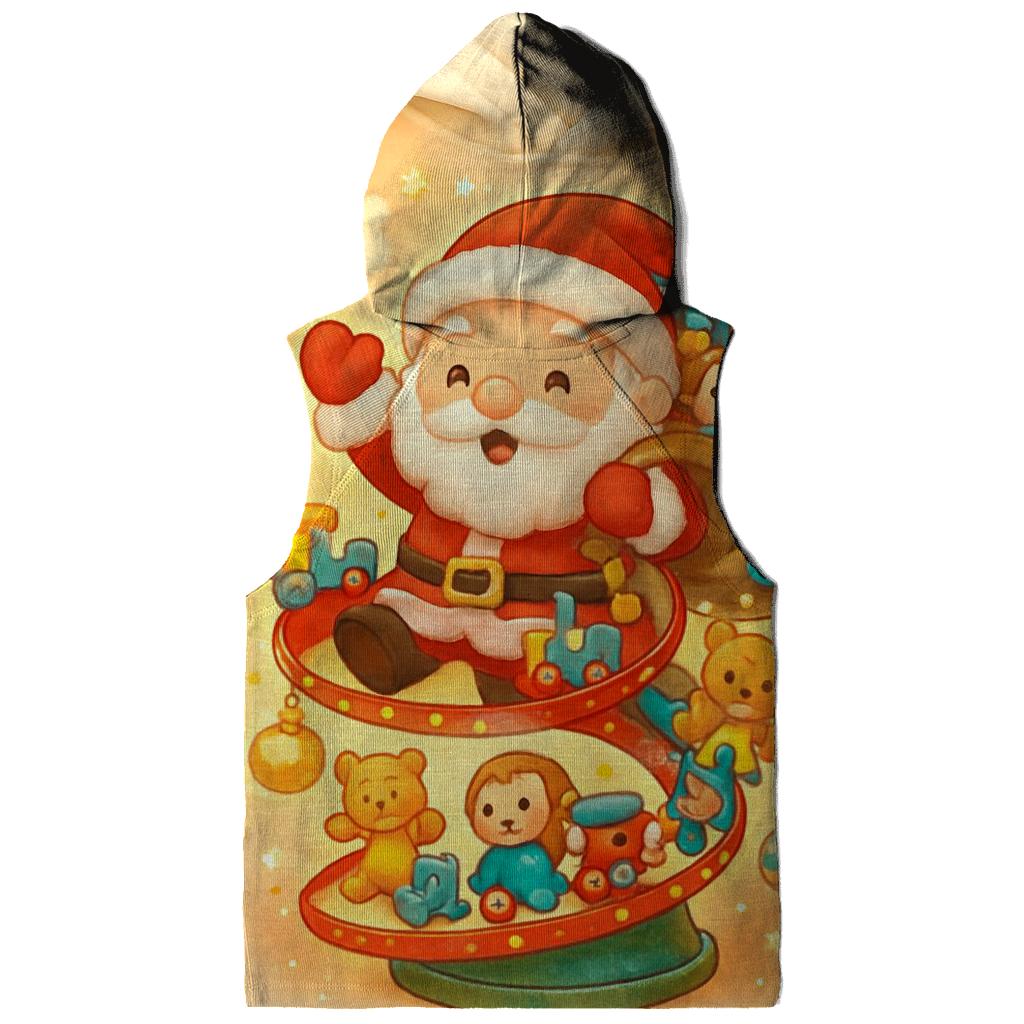 Playful Toy Parade Santa Carousel zip-up hoodies
