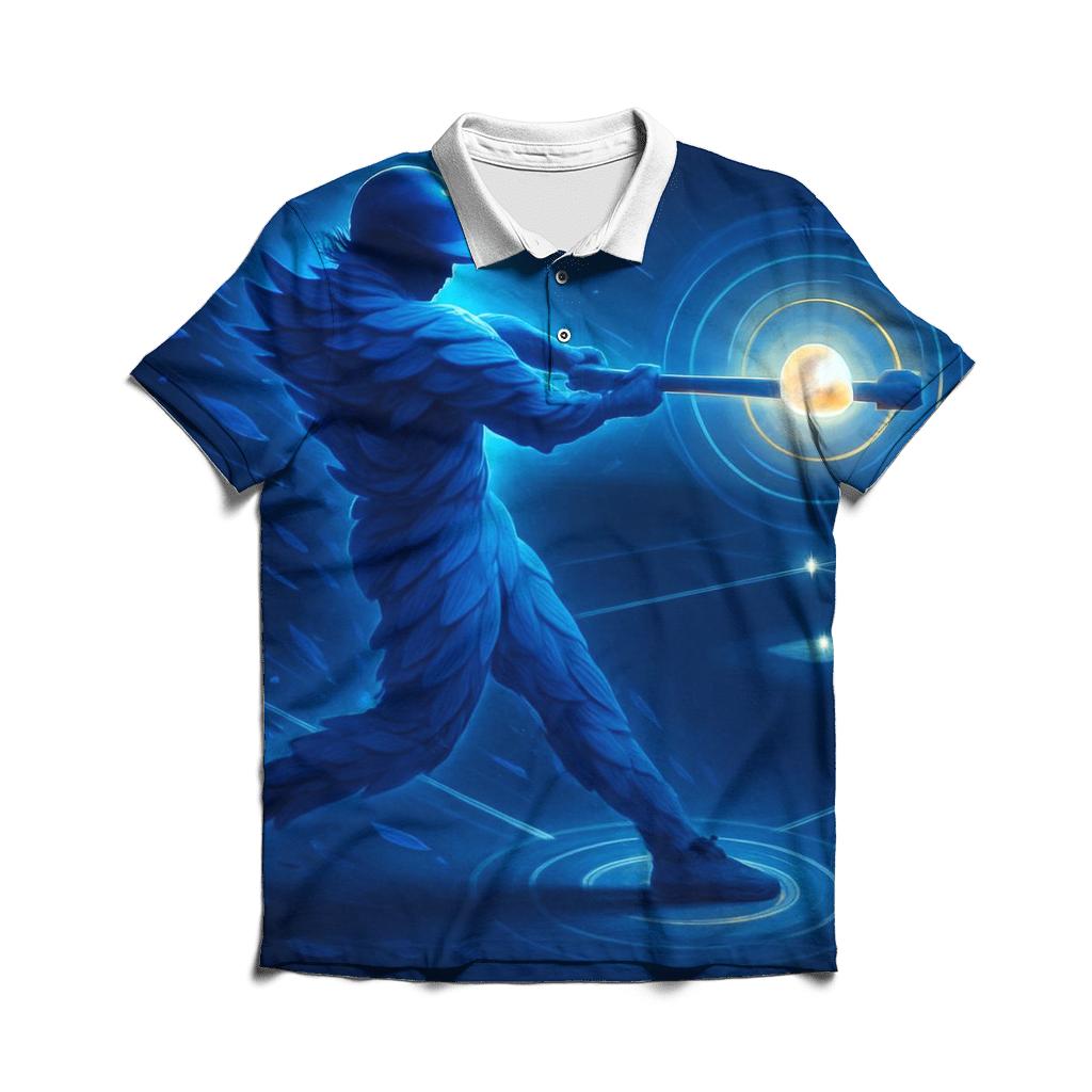 Diamond Echo Swing Blue Jays Momentum branded logo polo shirts
