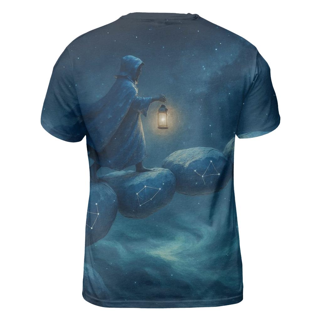 Lantern Walk Along The Meteor Bridge designer pattern shirts