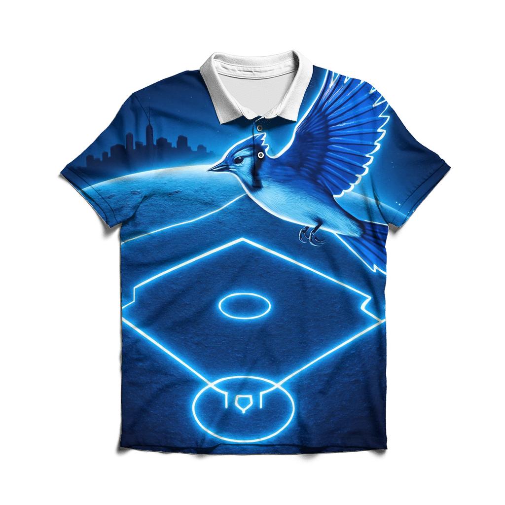 Blue Jays Lunar Diamond Horizon premium cotton polo shirts