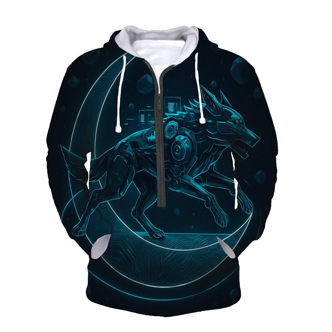 Starlit Mechanical Moon Runner hoodie styles