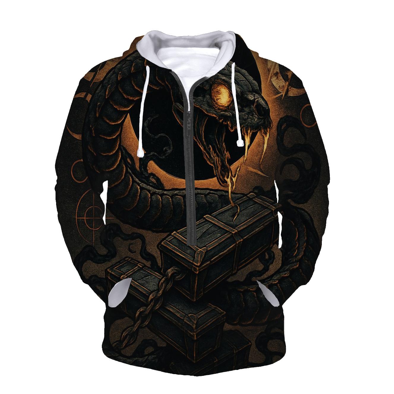 Serpent Eclipse Over Iron Tombs custom hoodies