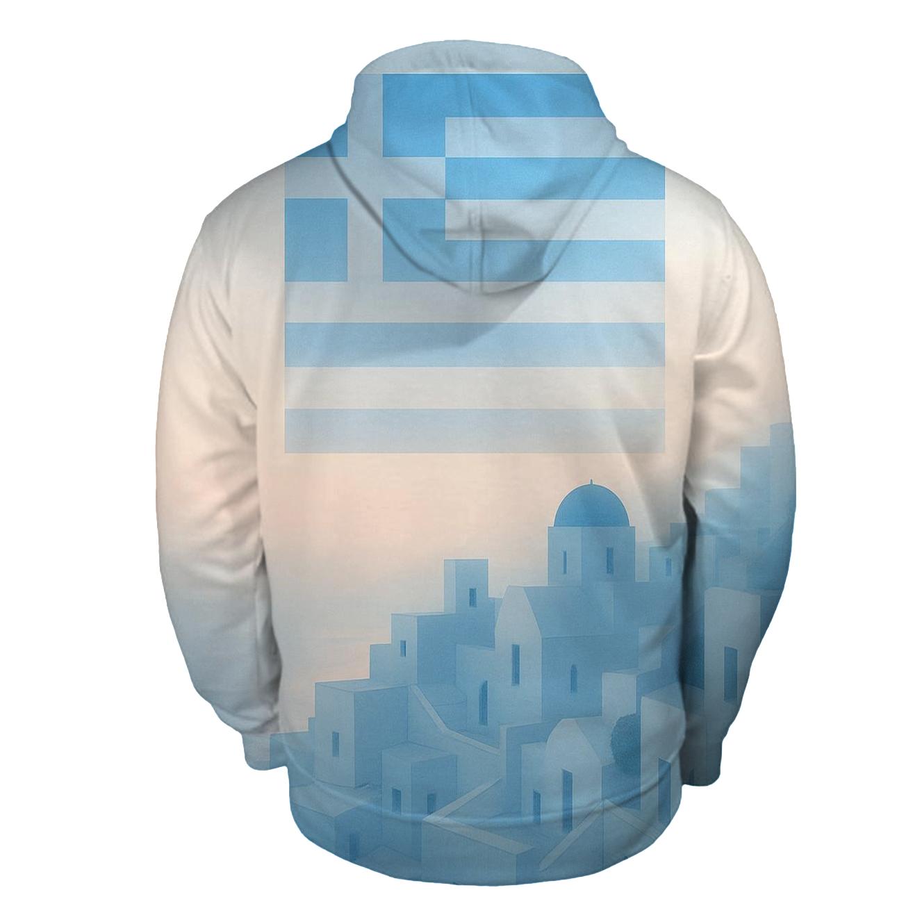 Greek Island Flag Sky hoodies fashion